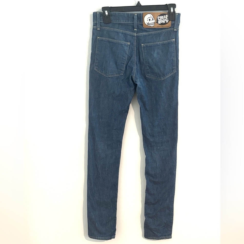 Cheap Monday Men's Size‎ 28W/32L Dark Blue Skinny Jeans